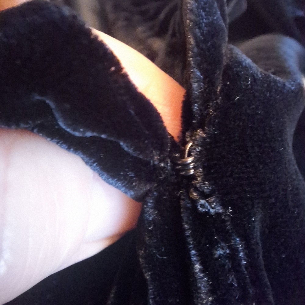Elegant Black Velvet Women's Blazer Jacket 6 - Picture 13 of 16